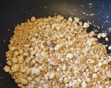 ベリーチーズパフェ☆フライパンクランブル作り方6写真