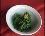 ほうれん草と三つ葉のお浸し作り方3写真