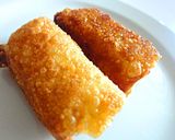 簡単★とろ～りチーズ豆腐のワンタン焼き作り方9写真