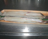 穴子とほうれん草の和え物作り方1写真