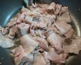 にんにくの芽と豚バラ肉のスタミナ味噌炒め作り方4写真