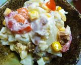 チーズと福神漬けのポテトサラダ作り方8写真