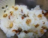 チーズと福神漬けと胡桃のおにぎり作り方2写真