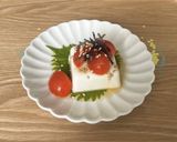 トマトと塩昆布の冷奴。おつまみにも。作り方1写真
