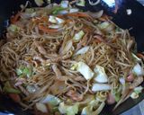 ソース焼きそば！めんつゆでまろやかに♪作り方4写真
