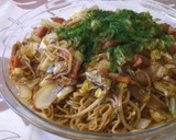 ソース焼きそば！めんつゆでまろやかに♪作り方5写真