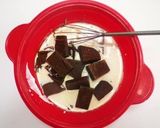 * チョコレート ❤ バースデイケーキ♪作り方8写真