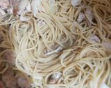 鶏肉と長ねぎの和風パスタ作り方6写真