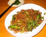 ほうれんそうde焼きそば作り方4写真