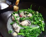 ランチにも♪牡蠣と菜の花の和風パスタ作り方8写真