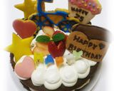 * チョコレート ❤ バースデイケーキ♪作り方17写真