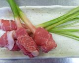 葉しょうがの肉巻き天ぷら♨作り方2写真