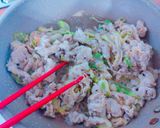 ＊ミックス野菜＆豚肉と長ねぎの味噌󠄀炒め＊作り方3写真