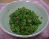 のらぼう菜で葉っぱの煮浸しと茎のきんぴら作り方4写真