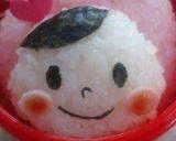 簡単キャラ弁＊いちご頭巾の女の子ちゃん作り方4写真