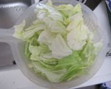 ●春キャベツとアンチョビパスタ●作り方1写真