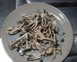 野菜ジュース入りきのこ天ぷら作り方1写真
