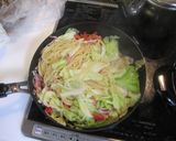 ●春キャベツとアンチョビパスタ●作り方5写真