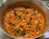 ほうれん草と大豆のミートソースパスタ作り方5写真