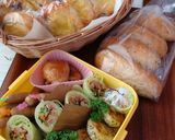 お花見弁当(キャベツ巻きサラダ)作り方4写真