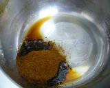 はったい粉いり☆黒糖きなこあめ作り方1写真
