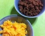 超簡単...10分..丼で作るそぼろご飯作り方10写真