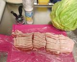 シンプル☆キャベツたっぷりとんぺい焼き☆作り方1写真
