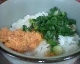 ✿まるで炒飯？混ぜるだけ♡中華おにぎり✿作り方1写真