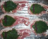 お弁当にも♪梅・青しその肉巻き作り方1写真