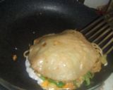 完売御礼♡パスタで広島風お好み焼き❤作り方20写真