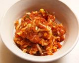 【たらこムッチム】と納豆パスタ～早ウマ♪作り方1写真
