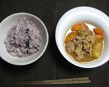 入れて炊くだけ　黒豆ごはん作り方4写真