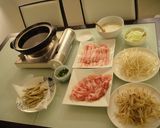 ヘルシー♪豚と牛蒡のとろろ鍋作り方2写真