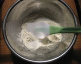 バターなし！薄力粉からの焼きドーナツ＊作り方1写真