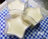 キラキラ~**2色の春色パンナコッタ**作り方3写真