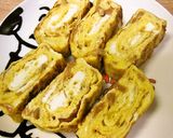 なめたけとチーズの玉子焼き作り方4写真
