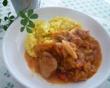 圧力鍋で♪春キャベツとチキンのトマト煮作り方6写真