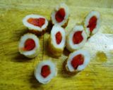 ヘルシー！ちくわのパプリカ詰め作り方3写真
