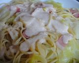 ベーコンとキャベツ☆マヨ☆明太パスタ♪作り方6写真