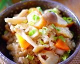 豚コマで豚の生姜焼き風・炊き込みご飯作り方5写真