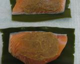 鮭の胡麻味噌蒸し作り方4写真