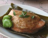 鮭の胡麻味噌蒸し作り方6写真