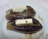 簡単揚げナスのチーズはさみ(カレー味)作り方3写真