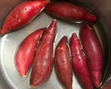 シンプル！さつまいもの塩茹で作り方1写真