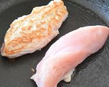 むね肉のオリーブブルスケッタ、パン粉焼き作り方5写真