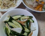 簡単★昼食！ちくわときゅうりの白だし和え作り方2写真