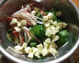 ベビーチーズときゅうりの酢の物作り方4写真