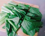 ＊小松菜と練り物と玉子焼きのさっと煮＊作り方2写真