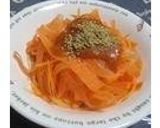 簡単！味噌ラーおかかピーラー大根作り方4写真