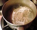 さっぱりサラダ風に冷やし納豆そば作り方1写真
